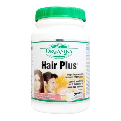 Organika Hair Plus on white background