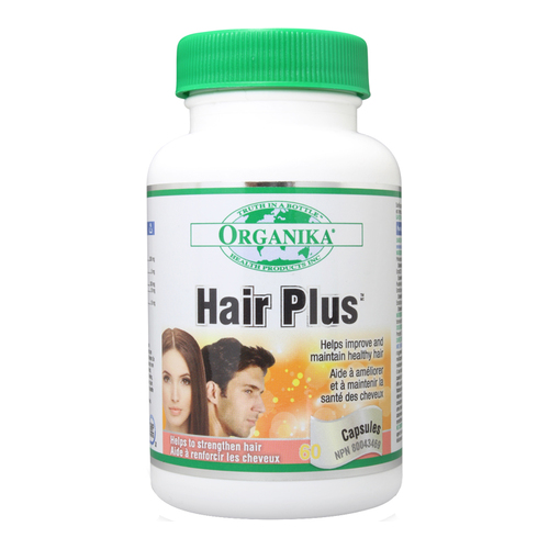 Organika Hair Plus on white background