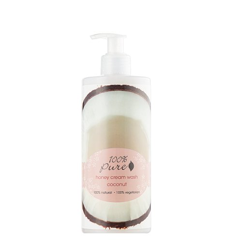 100% Pure Organic Honey Cream Wash - Eucalyptus , 390ml/13 fl oz 100% Pure Organic Honey Cream Wash Blood Orange on white background