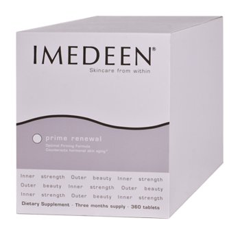 Free Gift with Orders over $450 of Imedeen: Imedeen Prime Renewal Optimal Firming Tablets (360 Tablets) Naturally Yours on white background