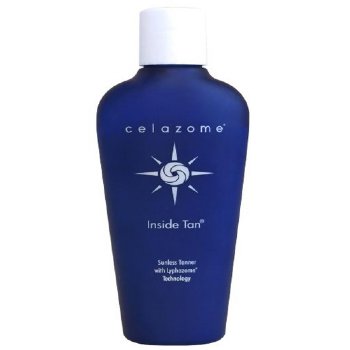 Celazome Inside Tan Moisturizing Sunless Tanner 177 ml / 6 oz Celazome Inside Tan Moisturizing Sunless Tanner on white background