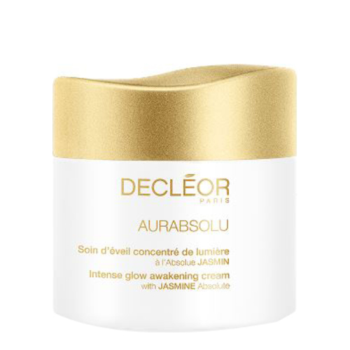 Decleor Aurabsolu Intense Glow Awakening Cream on white background