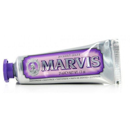 Marvis Toothpaste - Whitening Mint (Travel), 25ml/0.8 fl oz Marvis Toothpaste - Amarelli Licorice Mint (Travel) on white background