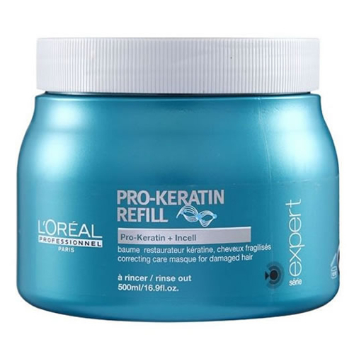 L'oreal Professional Paris Pro-Keratin Refill Masque, 200ml/6.8 fl oz Loreal Professional Paris Pro-Keratin Refill Masque on white background