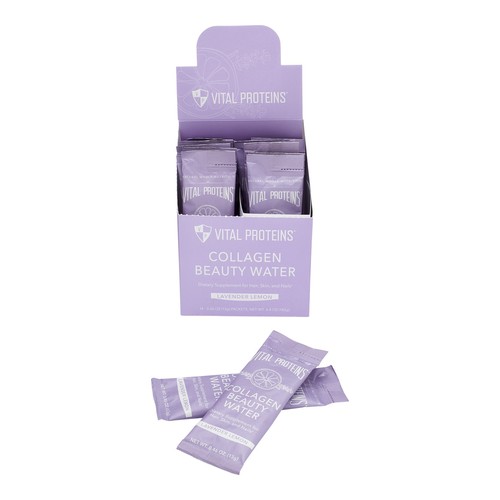 Vital Proteins Collagen Beauty Water - Lavender Lemon Stick Pack, 14 x 13g/0.5 oz