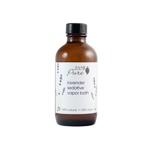 100% Pure Organic Essential Oil Vapor Bath-Lavender, 118ml/4 fl oz