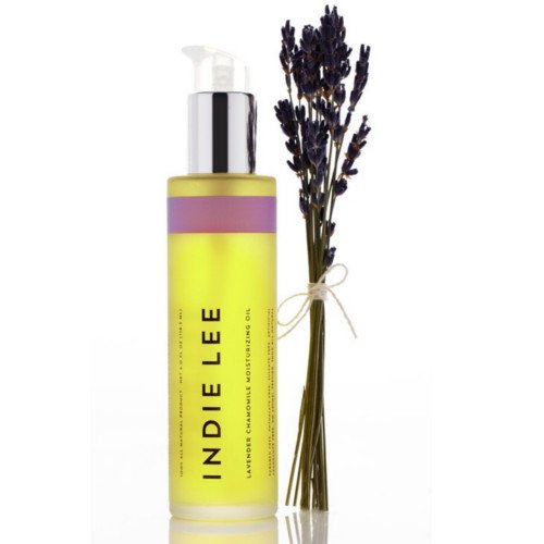 Indie Lee Vanilla Citrus Moisturizing Oil, 118ml/4 fl oz Indie Lee Lavender Chamomile Moisturizing Oil on white background