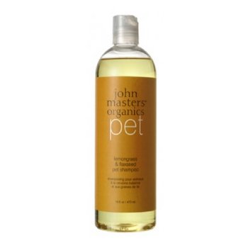 John Masters Organics Lemongrass & Flaxseed Pet Shampoo on white background