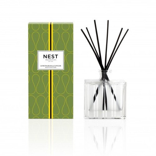 Nest Fragrances Wasabi Pear Reed Diffuser, 175ml/5.9 fl oz Nest Fragrances Bamboo Reed Diffuser on white background