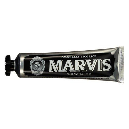 Marvis Toothpaste - Amarelli Licorice Mint, 75ml/2.5 oz Marvis Toothpaste - Amarelli Licorice Mint on white background