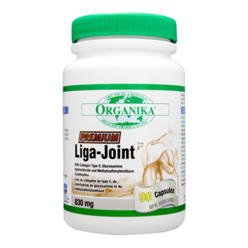 Organika Liga-Joint - Premium, 180 x 830mg/12.5 grain Organika Liga-Joint - Premium on white background