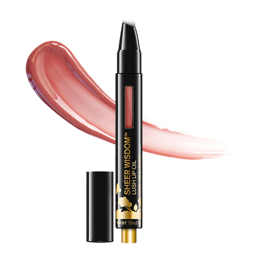 butter LONDON Sheer Wisdom Lush Lip Oil - Ballet Blush, 1 pieces butter LONDON Sheer Wisdom Lush Lip Oil - Ballet Blush on white background