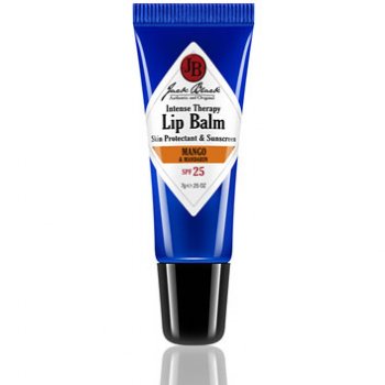 Jack Black Intense Therapy Lip Balm SPF 25- Mango & Mandarin, 8ml/0.25 fl oz Jack Black on white background