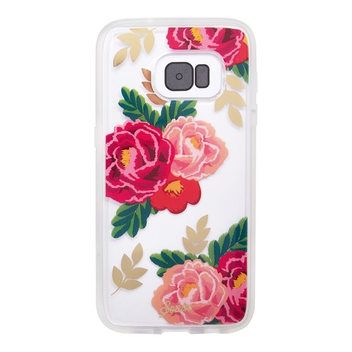 Sonix Samsung Galaxy S7 Case - Florette (Blue), 1 piece Sonix Samsung Galaxy S7 Case - Boho Floral (Black) on white background