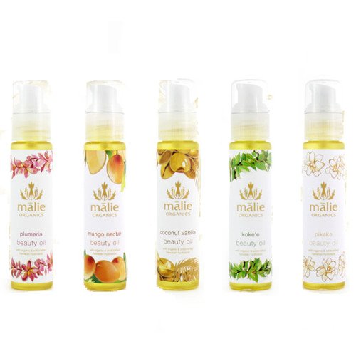 Malie Organics Koke'e Beauty Oil, 73ml/2.5 fl oz Malie Organics Coconut Vanilla Beauty Oil on white background