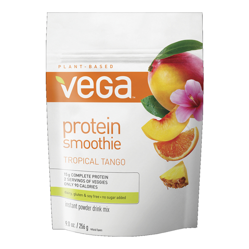Vega Protein Smoothie - Viva Vanilla , 276g/9.7 oz Vega Protein Smoothie - Bodacious Berry on white background