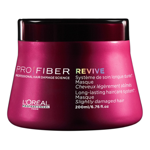 L'oreal Professional Paris Pro Fiber Revive Masque, 200ml/6.8 fl oz Loreal Professional Paris Pro Fiber Revive Masque on white background