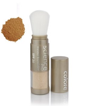 Colorescience Loose Mineral Foundation Brush SPF 20 - Tan Natural on white background