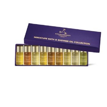 Aromatherapy Associates Miniature Bath Oil Collection on white background