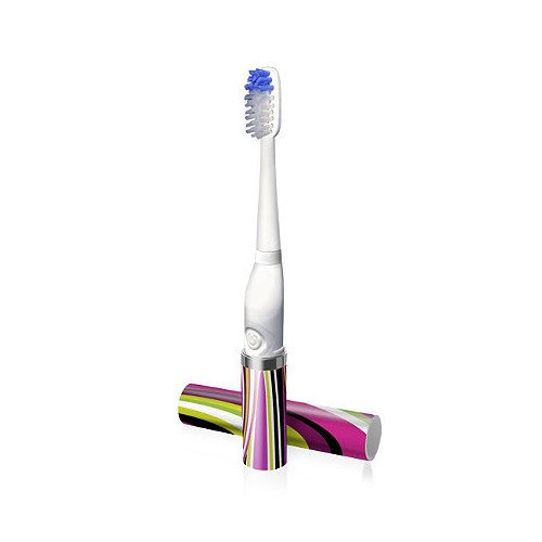 VIOlife Slim Sonic Toothbrush - Pink Bubbles VIOlife Slim Sonic Toothbrush - Sapphire Metallic on white background