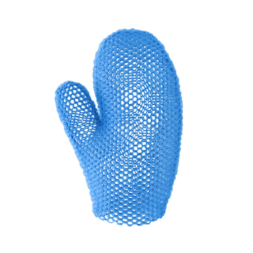 Supracor Stimulite Bath Mitt - Blue, 1 piece Supracor Stimulite Bath Mitt - All Black on white background