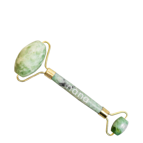 Nana Glow with It Cool Sculpt Jade Facial Roller, 1 piece Nana Glow with It Cool Sculpt Jade Facial Roller on white background