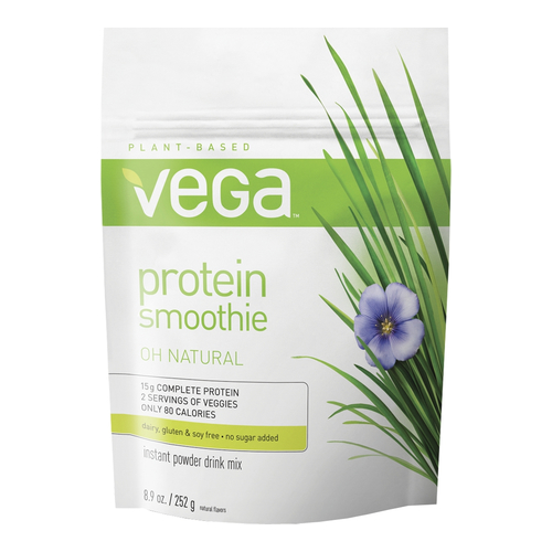 Vega Protein Smoothie - Viva Vanilla , 276g/9.7 oz Vega Protein Smoothie - Bodacious Berry on white background