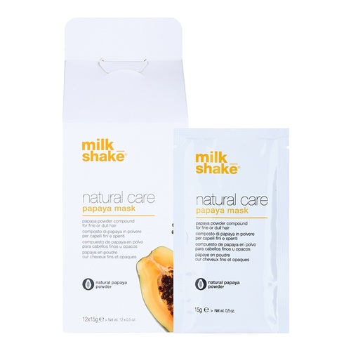 milk_shake Natural Care Papaya Mask, 12 x 15g/0.5 oz milk_shake Natural Care Papaya Mask on white background