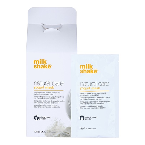 milk_shake Natural Care Yogurt Mask, 12 x 15g/0.5 oz milk_shake Natural Care Yogurt Mask on white background