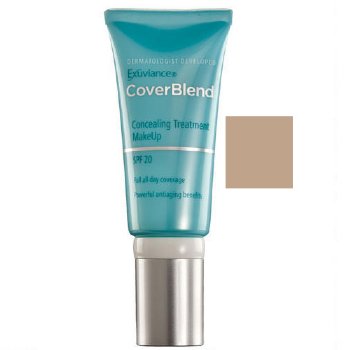Exuviance CoverBlend Concealing Treatment Makeup SPF 30 - Golden Beige, 30ml/1 fl oz Exuviance CoverBlend Concealing Treatment Makeup SPF 30 - Bisque on white background