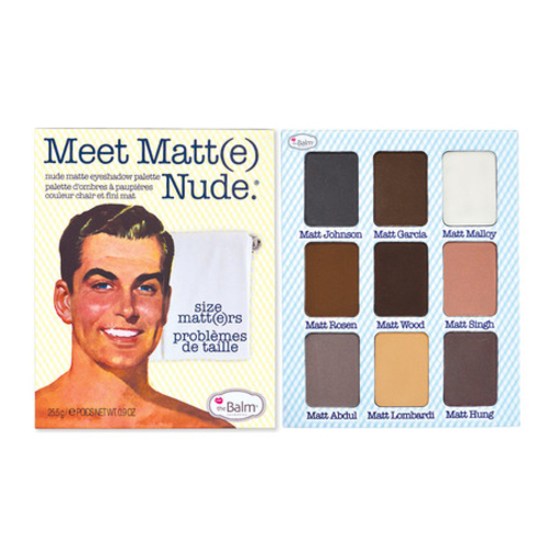 theBalm Meet Matt(e) Nude Eyeshadow Palette, 1 piece theBalm Meet Matt(e) Nude Eyeshadow Palette on white background