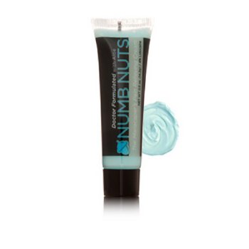 BareEASE Numb Nuts Cream, 15ml/0.50 fl oz BareEASE Numb Nuts Cream on white background
