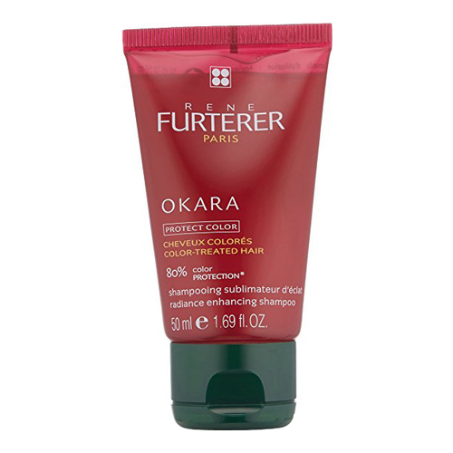Rene Furterer Okara Radiance Enhancing Shampoo, 50ml/1.7 fl oz Rene Furterer Okara Radiance Enhancing Shampoo on white background