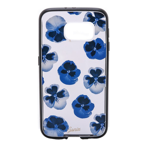 Sonix Samsung Galaxy S6 Case - Fuchsia Stripe, 1 piece Sonix Samsung Galaxy S6 Case - Black Orchid on white background