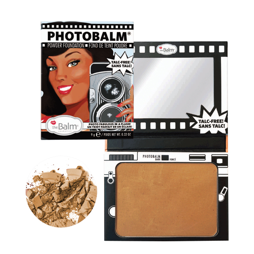 theBalm PhotoBalm- Powder Foundation - Light Medium, 9g/0.3 oz theBalm PhotoBalm- Powder Foundation - After Dark on white background