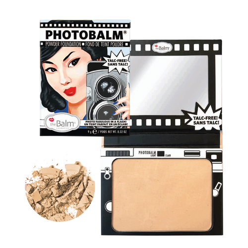 theBalm PhotoBalm- Powder Foundation - Light Medium, 9g/0.3 oz theBalm PhotoBalm- Powder Foundation - After Dark on white background