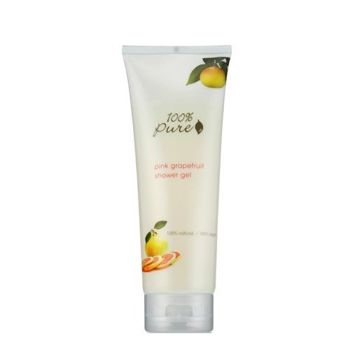 100% Pure Organic Eucalyptus Shower Gel, 236ml/8 fl oz 100% Pure Organic Blood Orange Shower Gel on white background