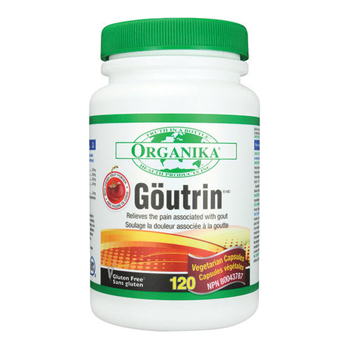 Organika Goutrin, 240 capsules Organika Goutrin on white background