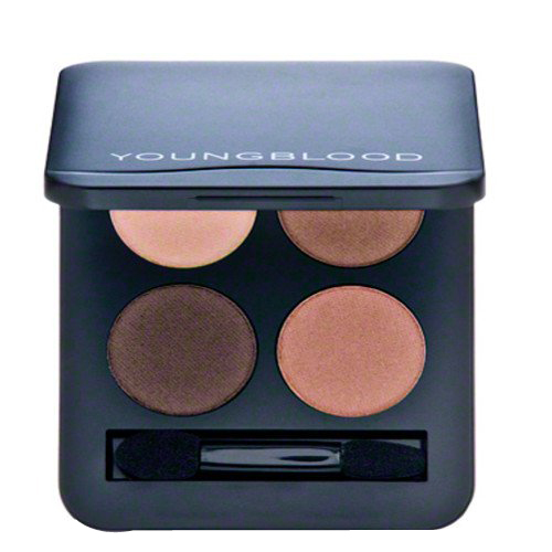 Youngblood Pressed Mineral Eyeshadow Quad - City Chic on white background