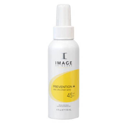 Image Skincare PREVENTION+ Daily Ultra Sheer Spray SPF 45 on white background