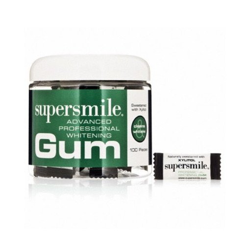 Supersmile Professional Whitening Gum-100 Pieces/Jar SuperSmile on white background