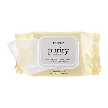 Philosophy philosophy Purity Made Simple Cleansing Cloths on white background