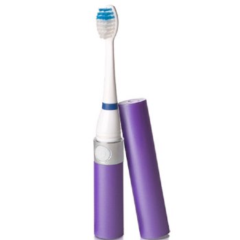 VIOlife Slim Sonic Toothbrush - Pink Bubbles VIOlife Slim Sonic Toothbrush - Sapphire Metallic on white background