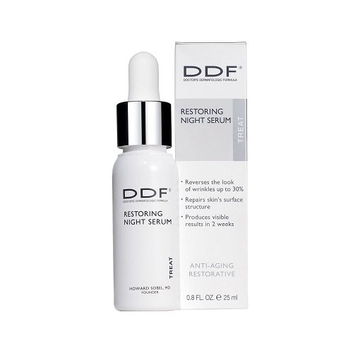 DDF Restoring Night Serum, 25ml/0.8 fl oz DDF on white background