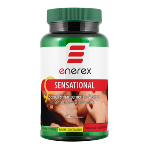 Enerex Sensational (For Women), 60 capsules Enerex Sensational (For Women) on white background