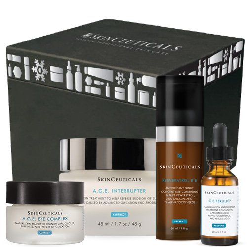SkinCeuticals A.G.E Holiday Kit on white background