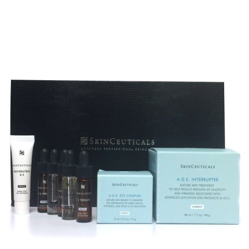 SkinCeuticals A.G.E. Gift Set (Limited Edition), 8 Pieces SkinCeuticals A.G.E. Gift Set (Limited Edition) on white background