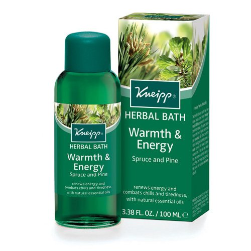 Kneipp Spruce Warmth & Energy Bath, 100ml/3.4 fl oz Kneipp Almond Soft Skin Bath on white background