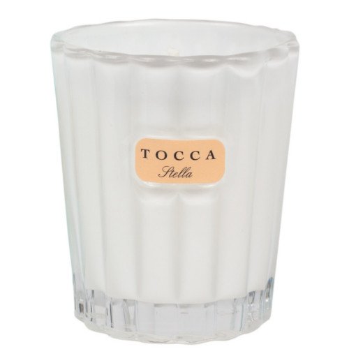 Tocca Beauty Candelina - Cleopatra: Grapefruit Cucumber, 80g/2.85 oz Tocca Beauty Candelina - Bianca: Green tea & Lemon on white background