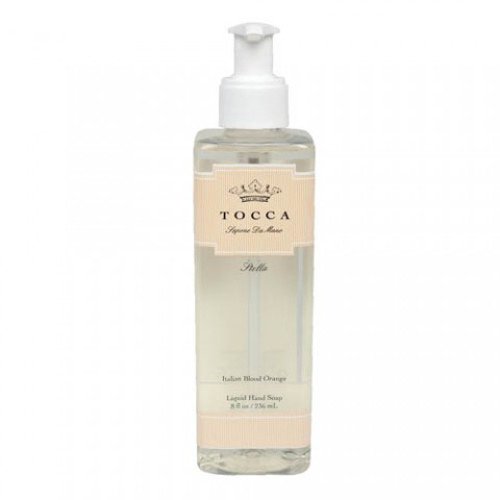 Tocca Beauty Sapone da Mano - Cleopatra: Grapefruit & Cucumber Hand Wash, 236ml/8 fl oz Tocca Beauty Sapone da Mano - Bianca: Green Tea & Lemon Hand Wash on white background